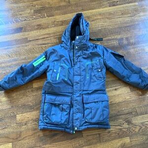 Hawke & Co Sport Boys Winter Jacket size 8 dark blue
